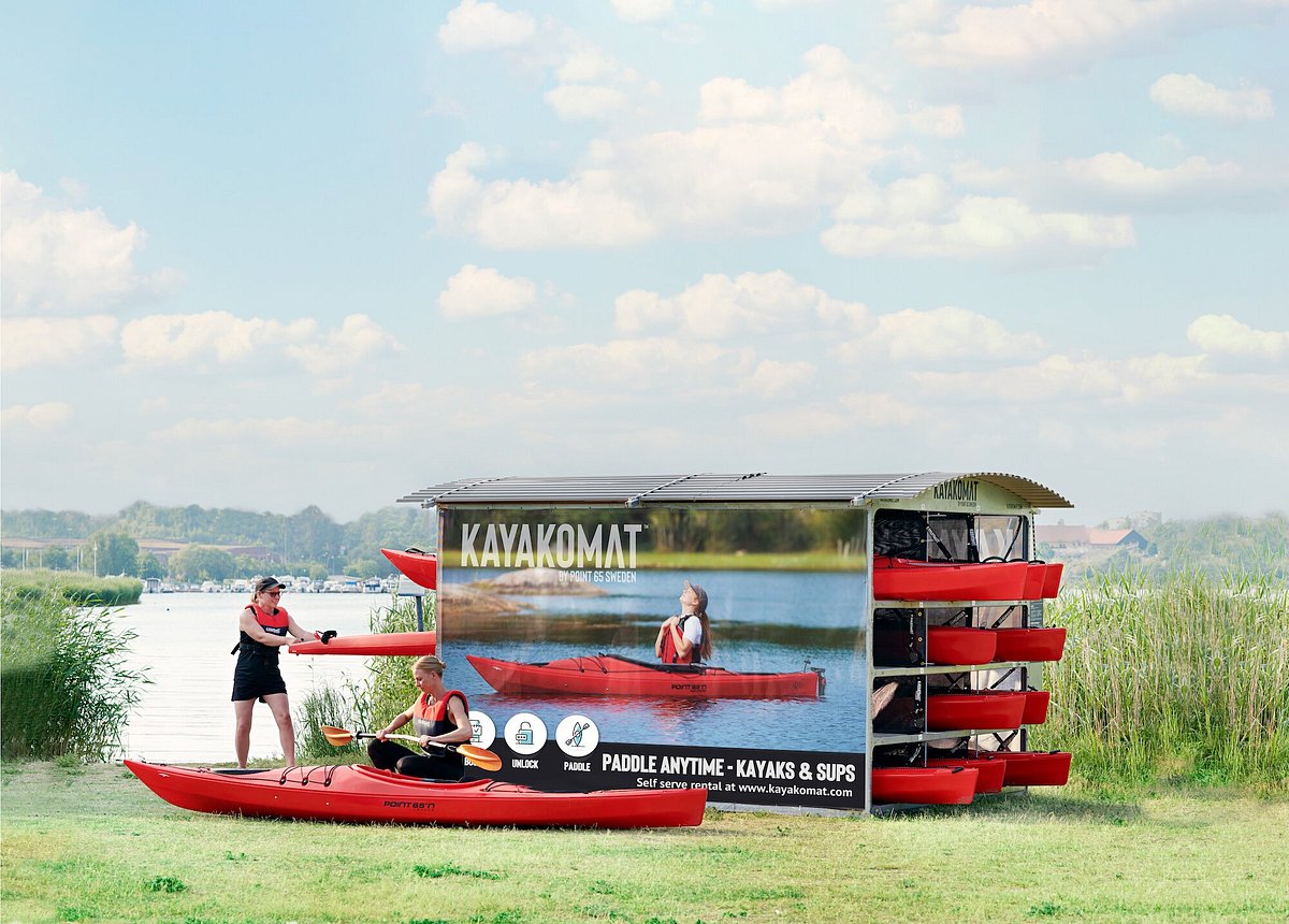 Kayakomat self-service kayak rental station